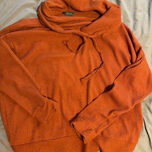 COWL NECK SWEATSHIRT
